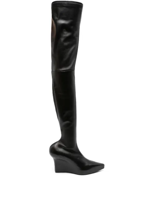 Givenchy 80mm leather boots Black BE702DE1J5