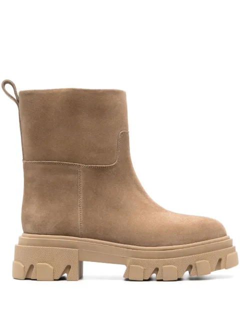 GIABORGHINI ankle leather boots Neutrals GIA23