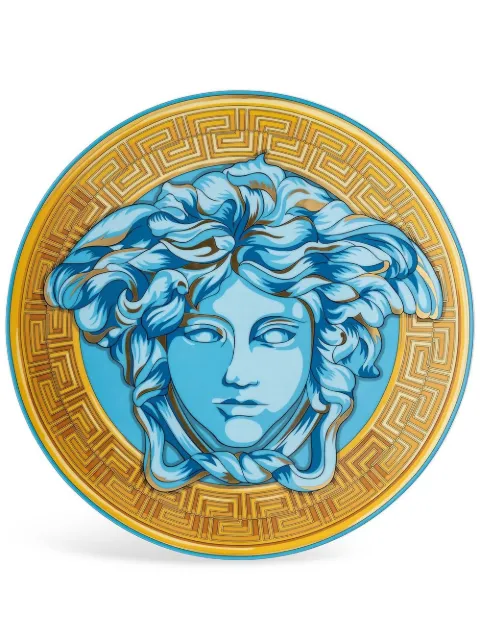 Versace Medusa Amplified service plate (33.1cm) Blue 1933540376110263