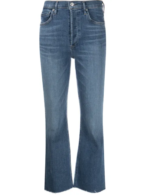 Citizens of Humanity raw-cut hem denim jeans Blue 20041436