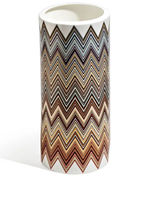 Missoni Home Zig Zag Jarris high vase Neutrals 1J4OG99061