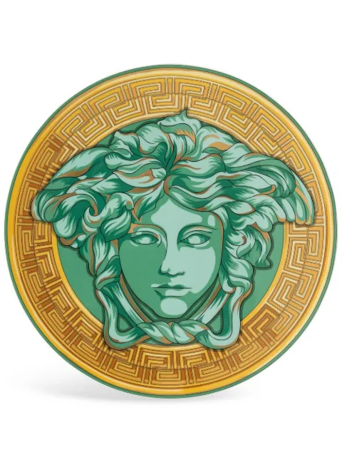 Versace Medusa Amplified service plate (33.1cm) Green 1933540376210263