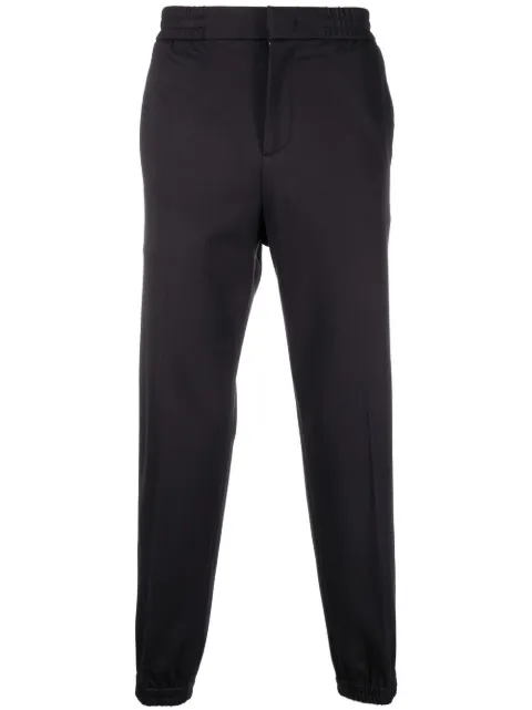 Emporio Armani mid-rise tapered trousers Blue 3L1P731JUSZ