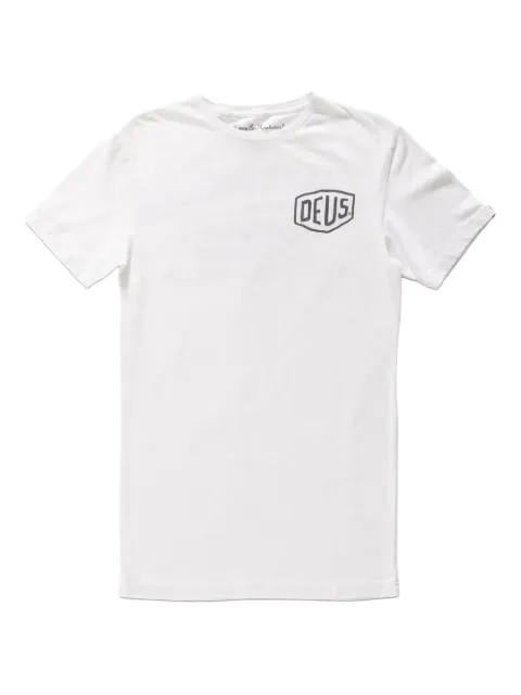 Deus Ex Machina text-print crewneck T-shirt White DMW41808C