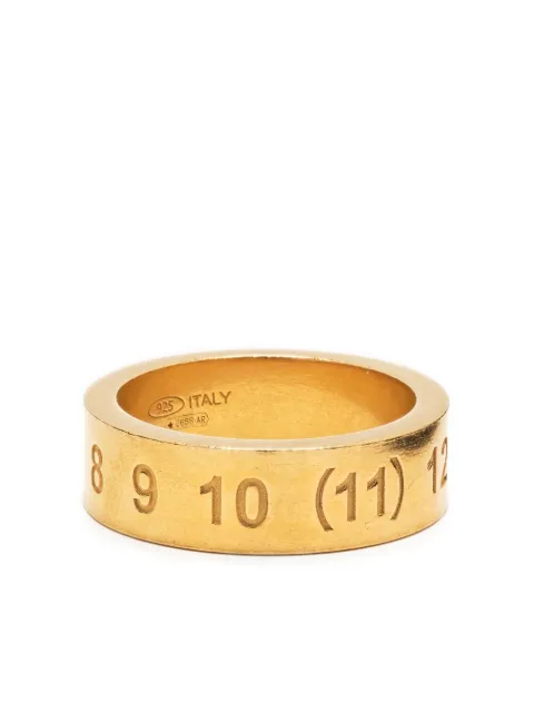 Maison Margiela numerical engraved ring Gold SI8UQ0003SV0129