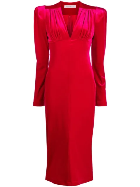 Philosophy Di Lorenzo Serafini V-neck empire line midi dress Red 044457292