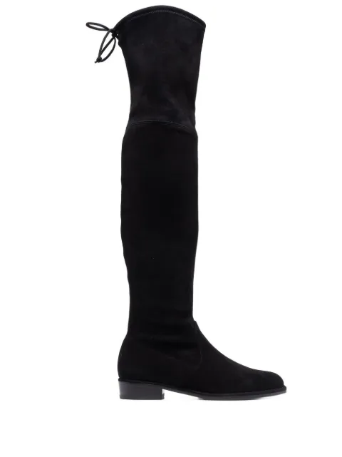 Stuart Weitzman tie-fastened thigh high boots Black LOWLANDS2167