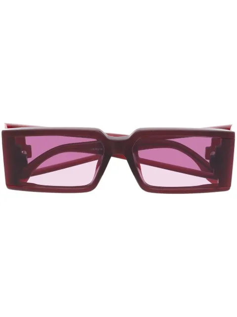 Marcelo Burlon County of Milan Eyewear Fagus square-frame sunglasses Red CERI019F22PLA0012828