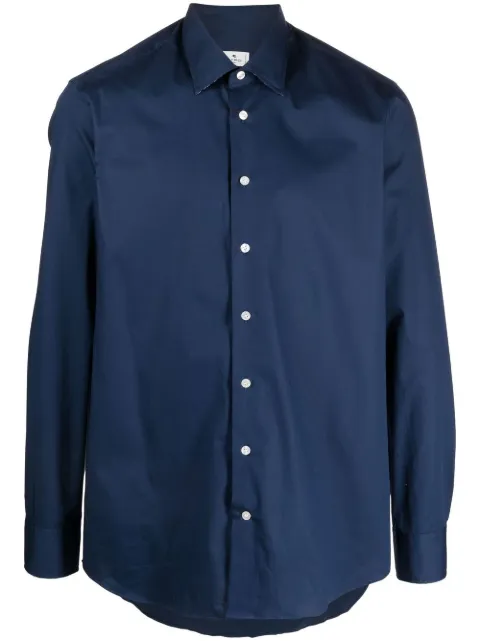 ETRO buttoned long-sleeve shirt Blue 129088782