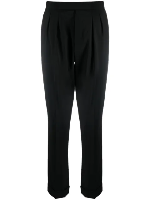 Ralph Lauren Collection Seina pleat-detail trousers Black 290881229