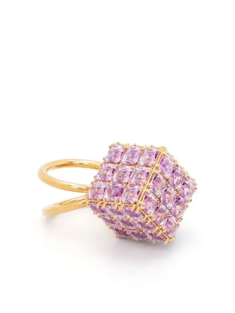 Swarovski Curiosa cocktail ring Purple 5629238