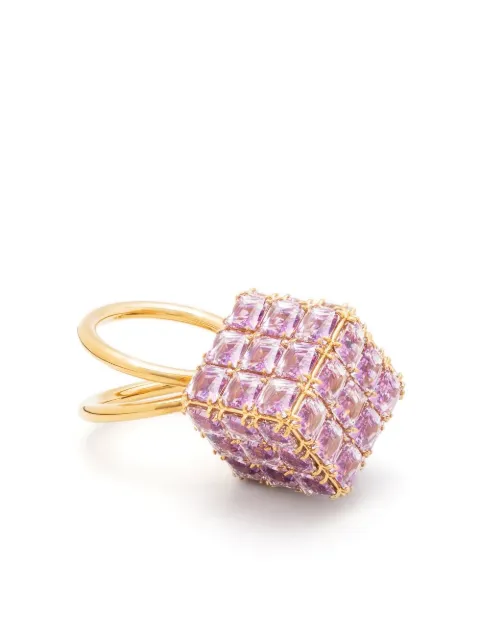 Swarovski Curiosa cocktail ring Purple 5633644