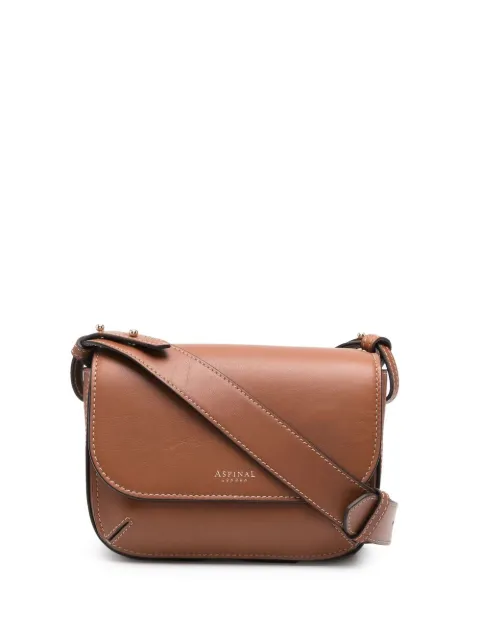 Aspinal Of London Ella smooth crossbody bag Brown 042265415160000
