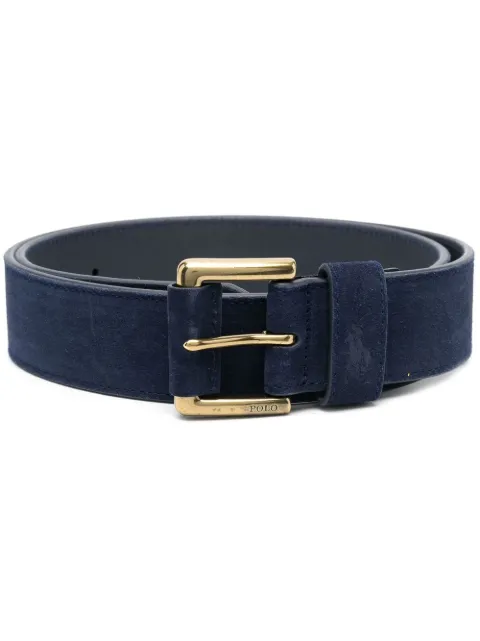 Polo Ralph Lauren suede buckle belt Blue 405854526003