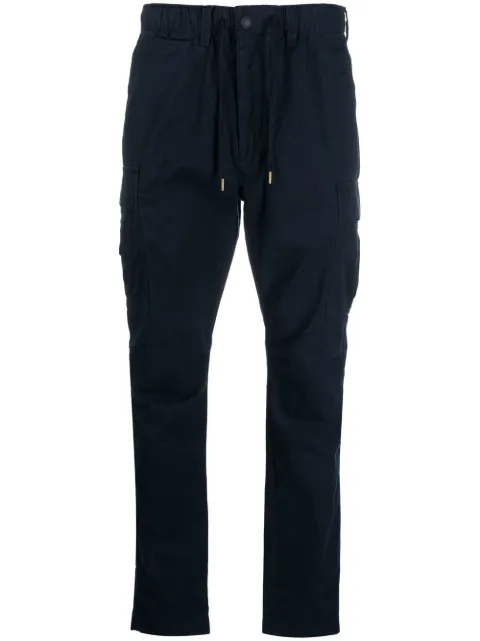 Polo Ralph Lauren drawstring-waist tapered trousers Blue 710835172006