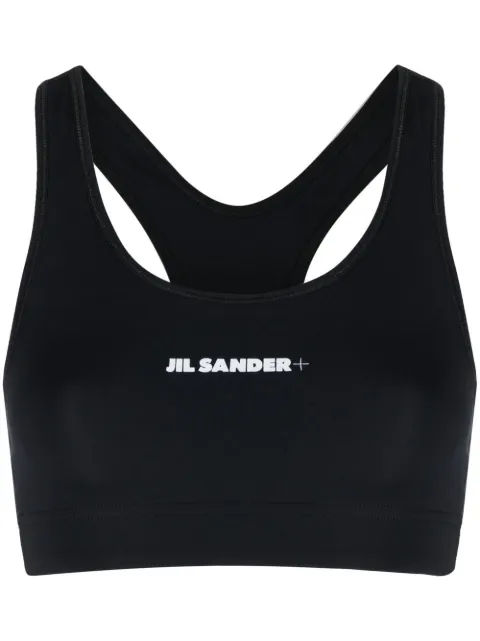 Jil Sander logo-print sports bra Black J40NC0002J70029