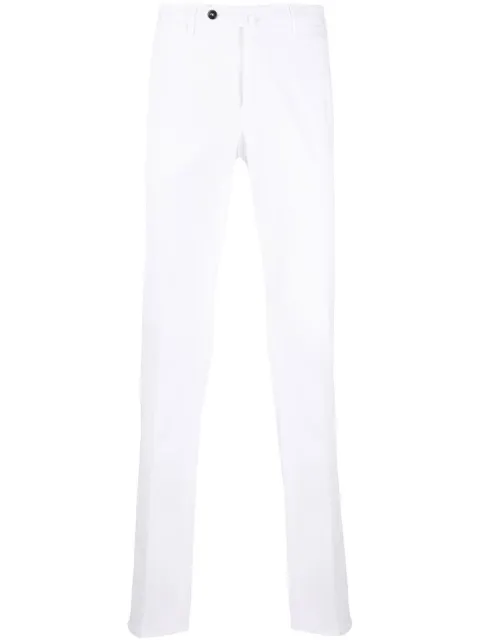 PT Torino mid-rise straight-leg trousers White CODT01Z00CL1NU46
