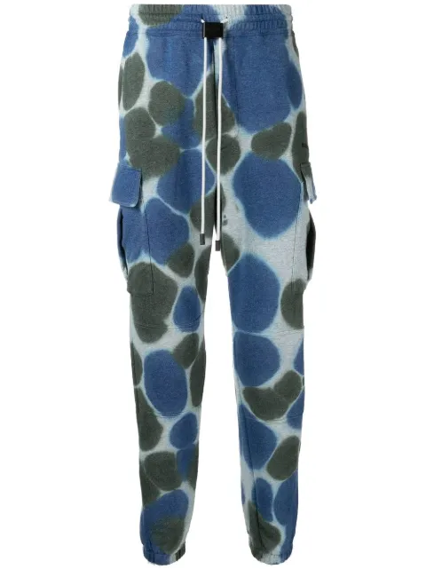 Buscemi tie-dye cotton track pants Blue BMS22319