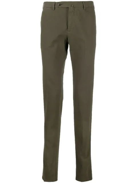 PT Torino mid-rise straight-leg trousers Green CODT01Z00CL1NU46