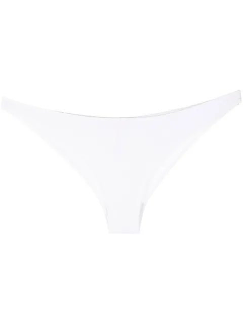 Chiara Ferragni Eyelike-motif stretch-cotton thong White A47093224