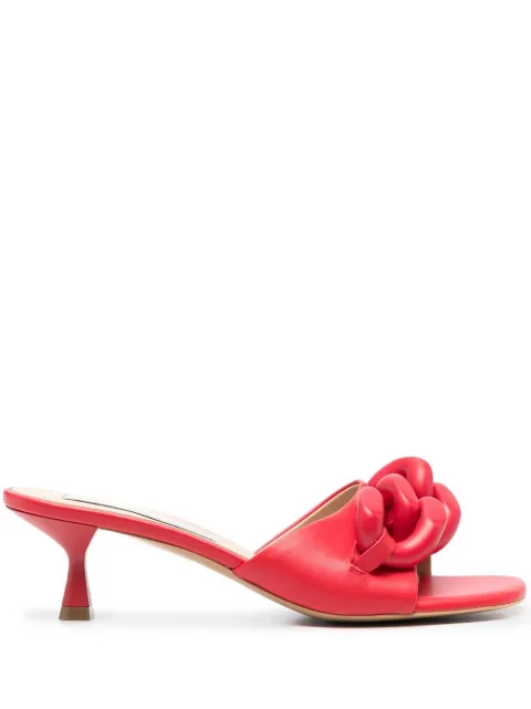 Stella McCartney chain link-detail sandals Red 810086KP027