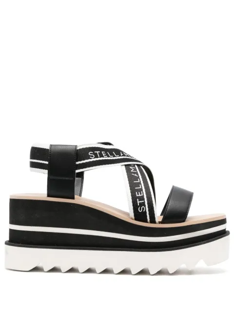 Stella McCartney Sneak-Elyse 80mm platform sandals Black 810162E00015