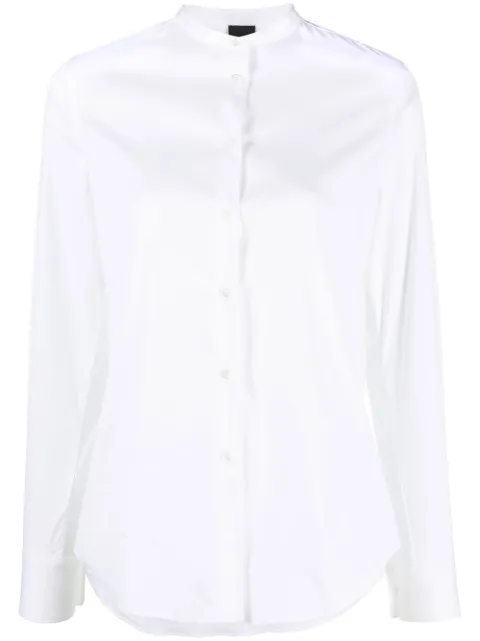 ASPESI collarless button-up shirt White 54166807