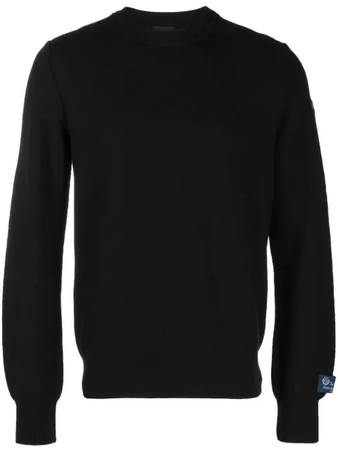 Paul & Shark round-neck knitted jumper Black 12311304