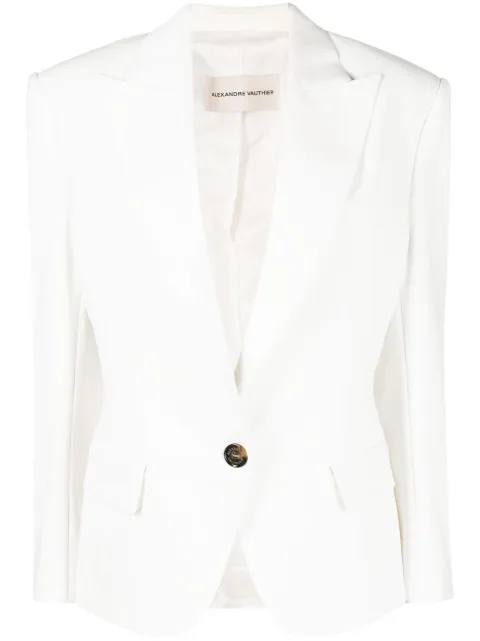 Alexandre Vauthier single-breasted blazer White 221JA15531612221