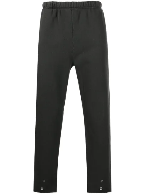 Les Tien cropped straight-leg joggers Grey CF3007