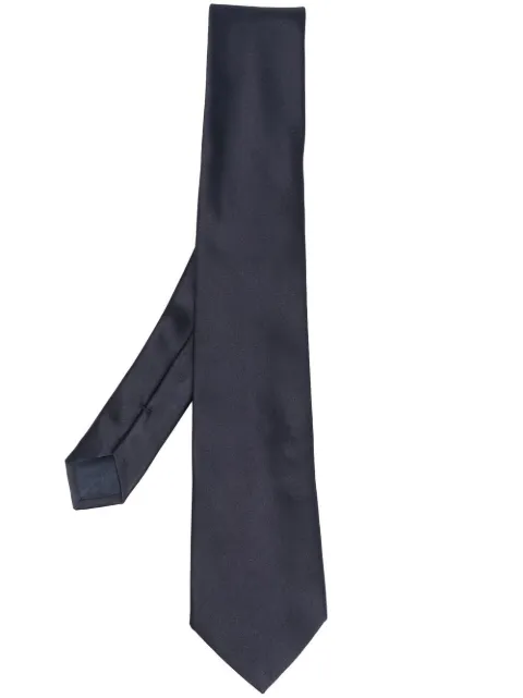 Giorgio Armani Pure silk tie Blue 3600548P998