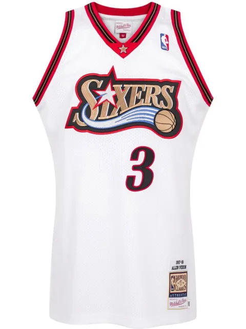 Mitchell & Ness Philadelphia 76ers Allen Iverson "White" jersey White AJY4CP19162P76WHIT97AIV