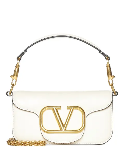 Valentino Garavani Locò small shoulder bag in calfskin Neutrals WB0K53ZXL