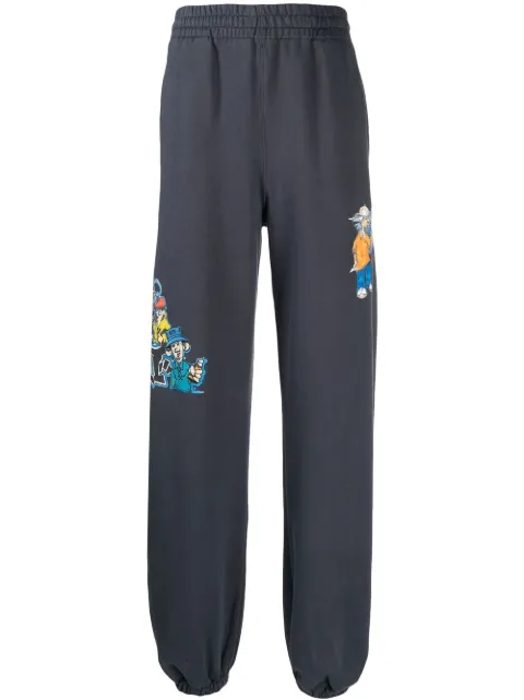 Off-White Outerspace Pupp trackpants Blue OMCH029F22FLE0104684