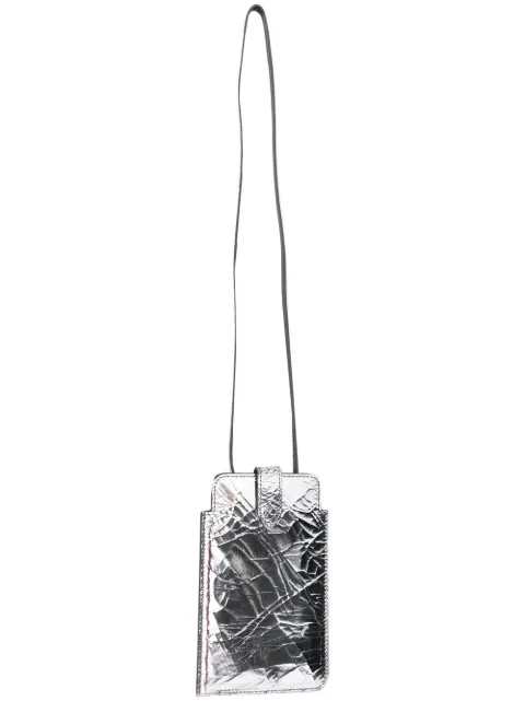 Maison Margiela Broken Mirror leather phone holder Grey SA3VZ0002P5016