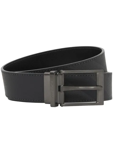 Burberry reversible London check belt Black 8057669