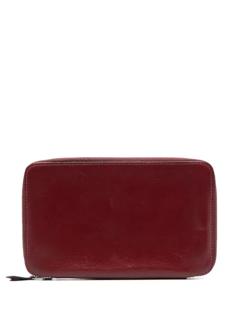 Hermès Pre-Owned 2010 Azap zipped wallet Red 1500823