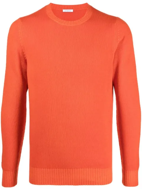 Malo round-neck knit jumper Orange UXA168F1B81