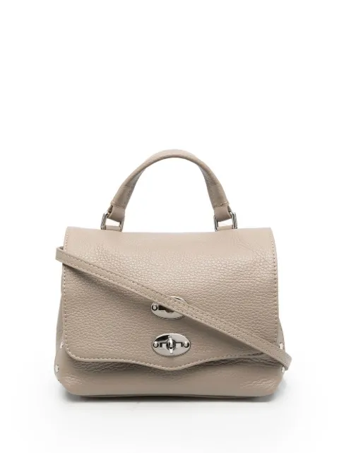 Zanellato small Postina studded handbag Neutrals 0680100040000B