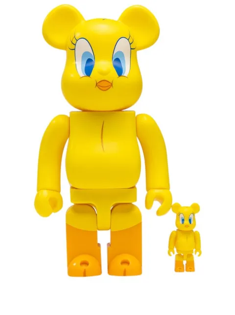 MEDICOM TOY x Warner Bros BE@RBRICK Tweety 100% and 400% figure set Yellow MEDI0043