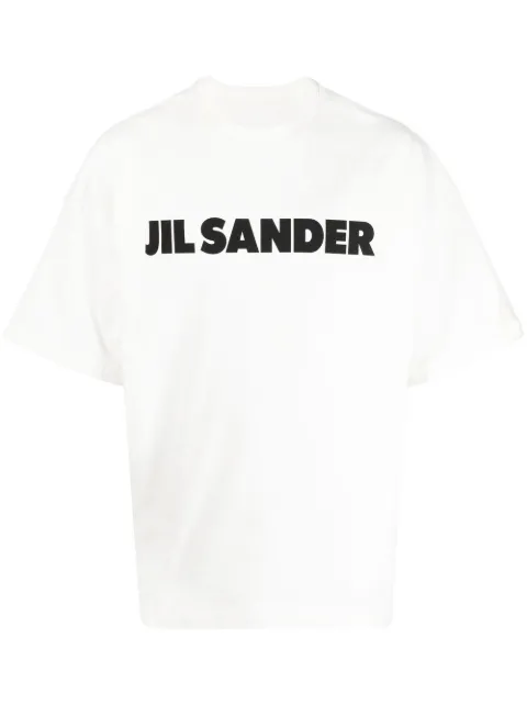 Jil Sander logo-print cotton T-shirt White J21GC0001J45047
