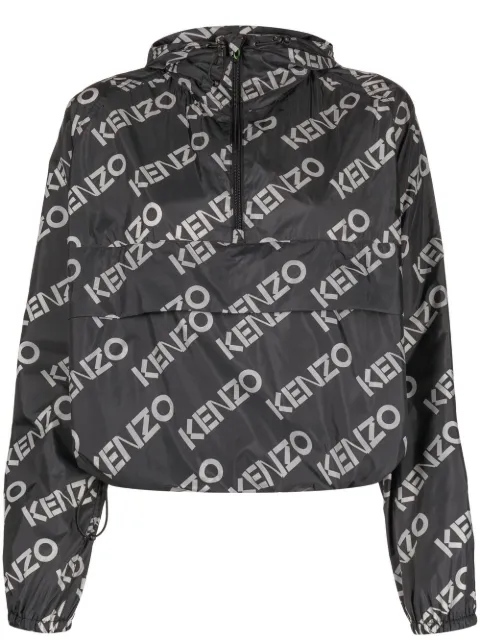 Kenzo logo-print jacket Black FC62BL1679L0