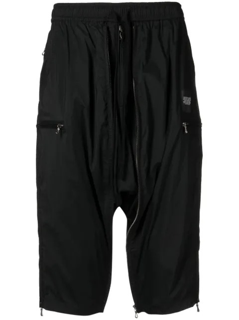 Julius drop-crotch shorts Black 787PAM9