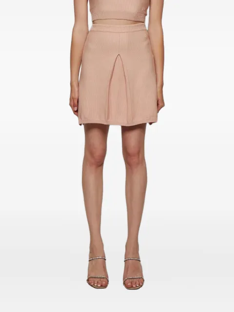Alexandra Golovanoff Lucie pleated mini skirt Pink JULUSUM22