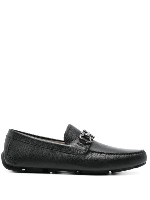 Ferragamo Gancini ornament driver Black 755610