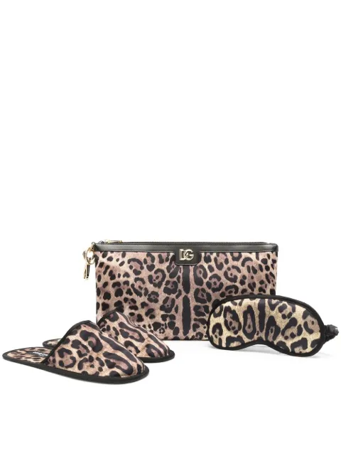 Dolce & Gabbana Comfort Kit travel pouch set Black TCK003TCAAO