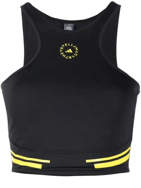 adidas by Stella McCartney TruePace running crop top Black HG6851
