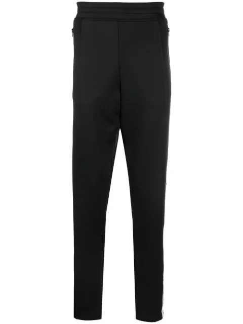 Moschino logo-print track pants Black A03287029