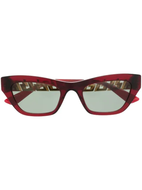 Versace Eyewear La Greca cat-eye sunglasses Red VE44193882