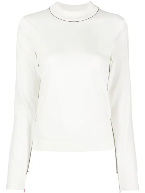 Maison Margiela Work-In-Progress wool sweater White SI0HA0005S17814